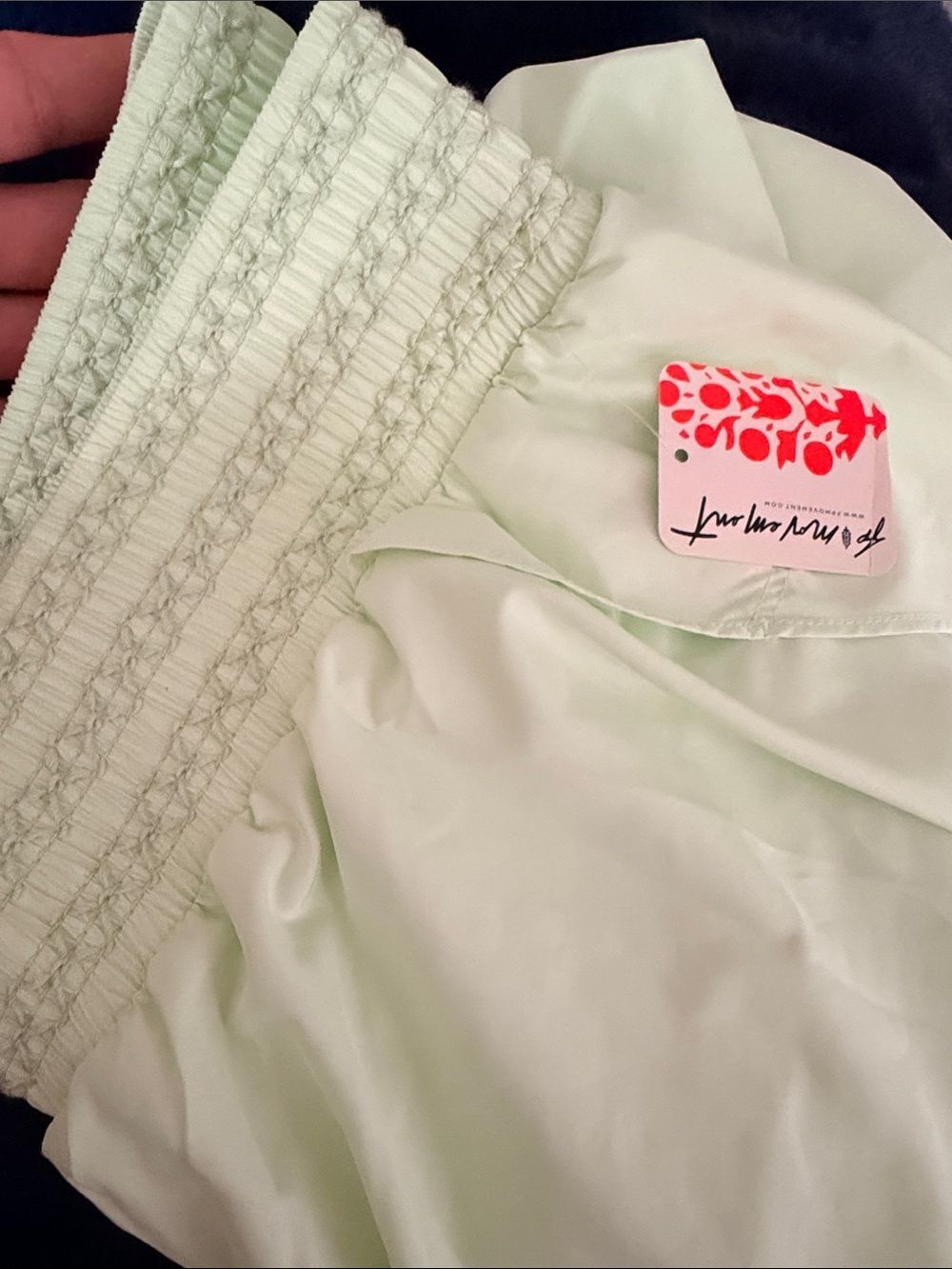 Free People Women's Light Lime Athletic Shorts Large - Picture 8 of 9